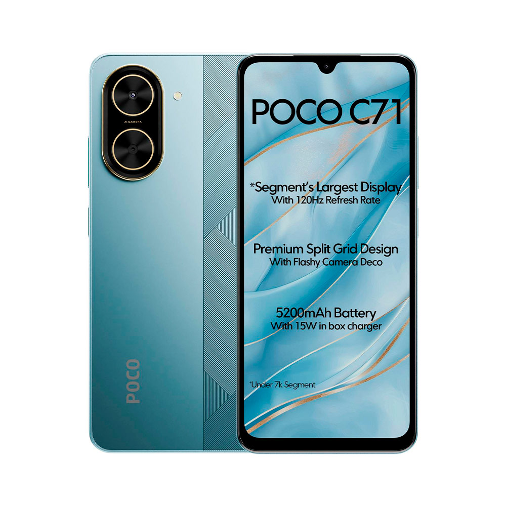 Смартфон Xiaomi Poco C71 4/128Gb Cool Blue (Синий) RU