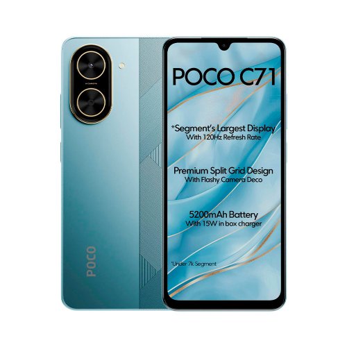 Смартфон Xiaomi Poco C71 4/128Gb Cool Blue (Синий) RU