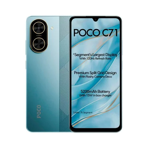 Купить Смартфон Xiaomi Poco C71 4/128Gb Cool Blue (Синий) RU Смартфон Xiaomi Poco C71 4/128Gb Cool Blue (Синий) RU