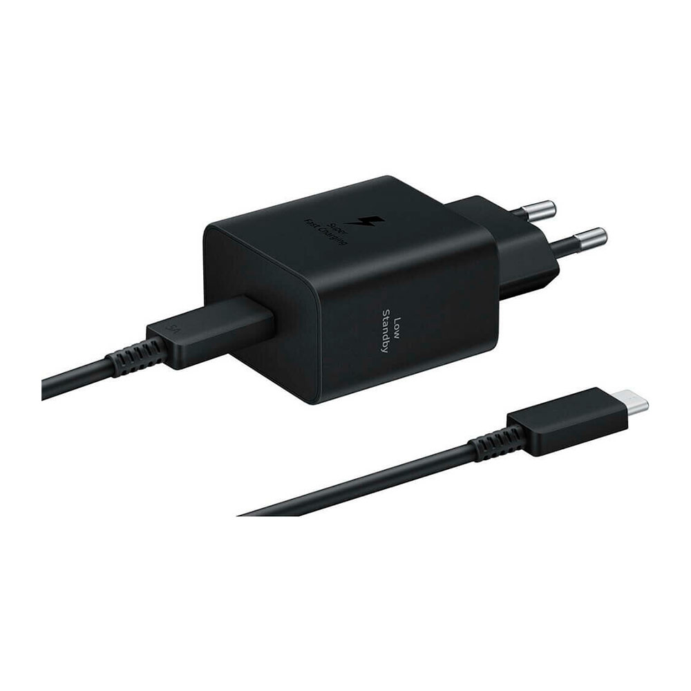 Сетевая зарядка Samsung (EP-T4511) 45W Черный + кабель Type-C