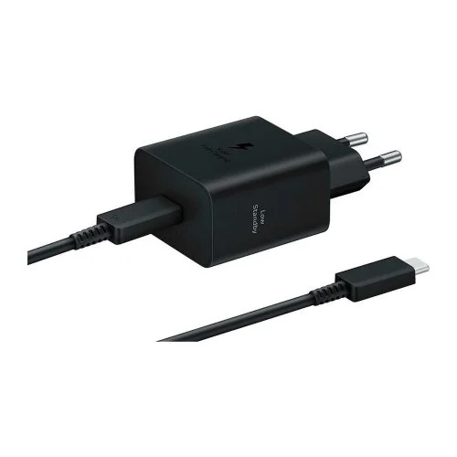 Сетевая зарядка Samsung (EP-T4511) 45W Черный + кабель Type-C
