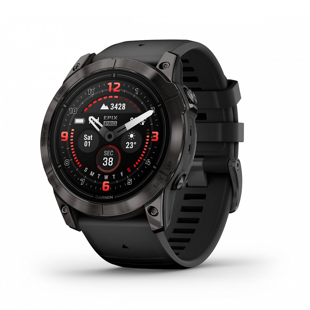 Умные часы Garmin EPIX PRO (GEN 2) SAPPHIRE EDITION 51mm Titanium (010-02804-11)
