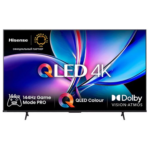Телевизор 55" Hisense 55E7Q PRO (4K Ultra HD 3840x2160, Smart TV) Черный