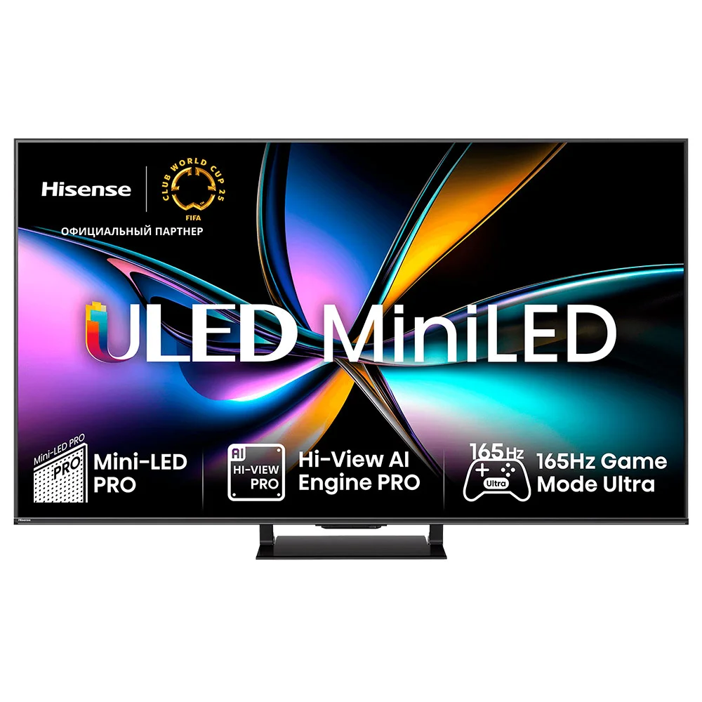 Телевизор 55" Hisense 55U7Q PRO (4K Ultra HD 3840x2160, Smart TV) Черный