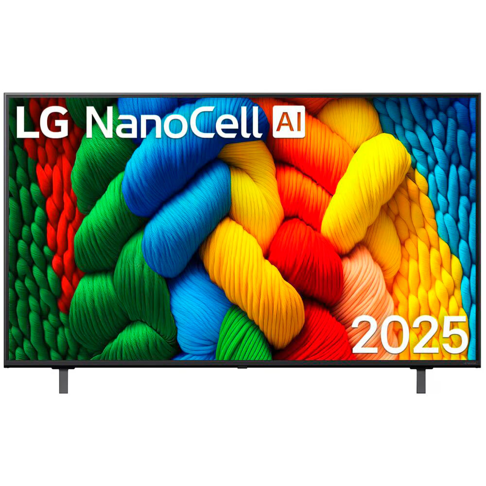 Телевизор 55" LG 55NANO80A6B.ARUG 2025 (4K UHD 3840x2160, Smart TV) Черный (EAC)