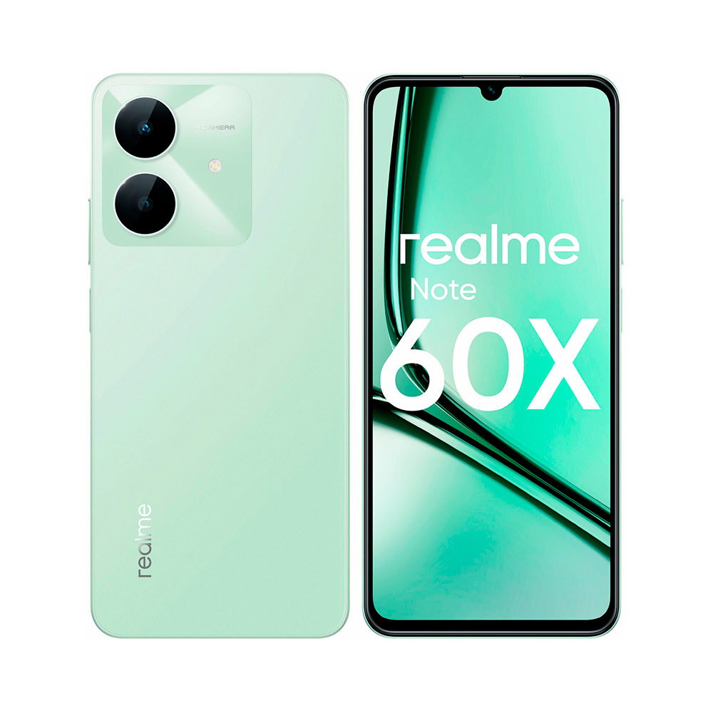 Смартфон Realme Note 60x 4/128Gb Wilderness Green (Зеленый) RU