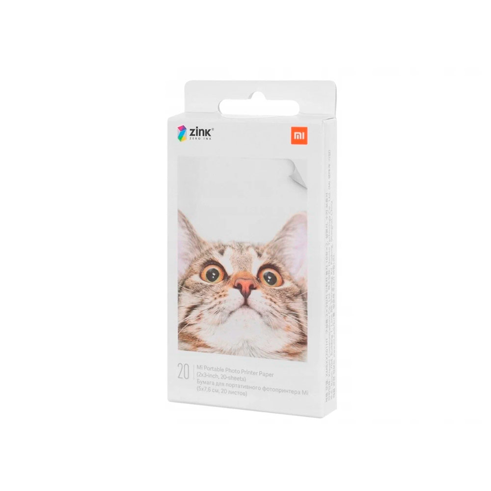 Фотобумага Mijia AR ZINK Portable Photo Printer Paper XMBXXZ01HT (20 штук в упаковке)