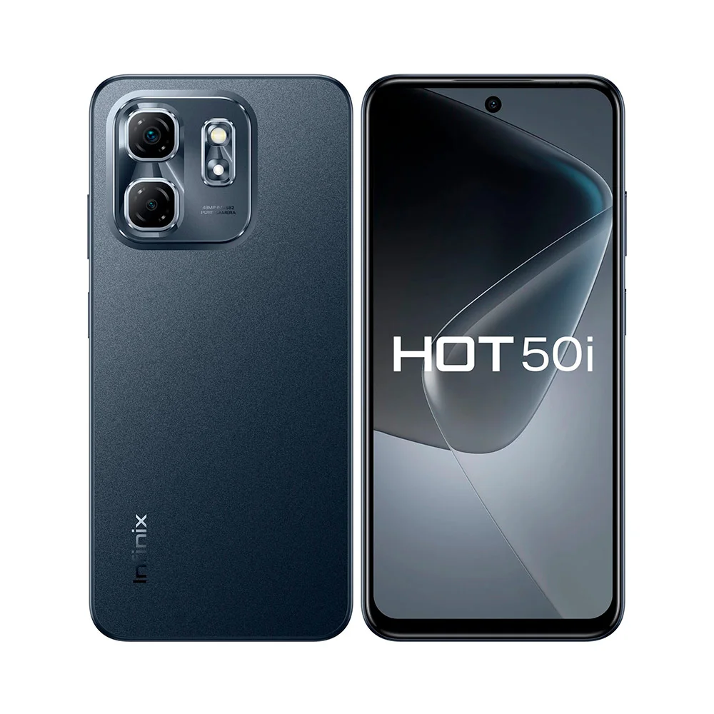 Смартфон Infinix HOT 50i 4/256Gb Sleek Black (Черный) RU