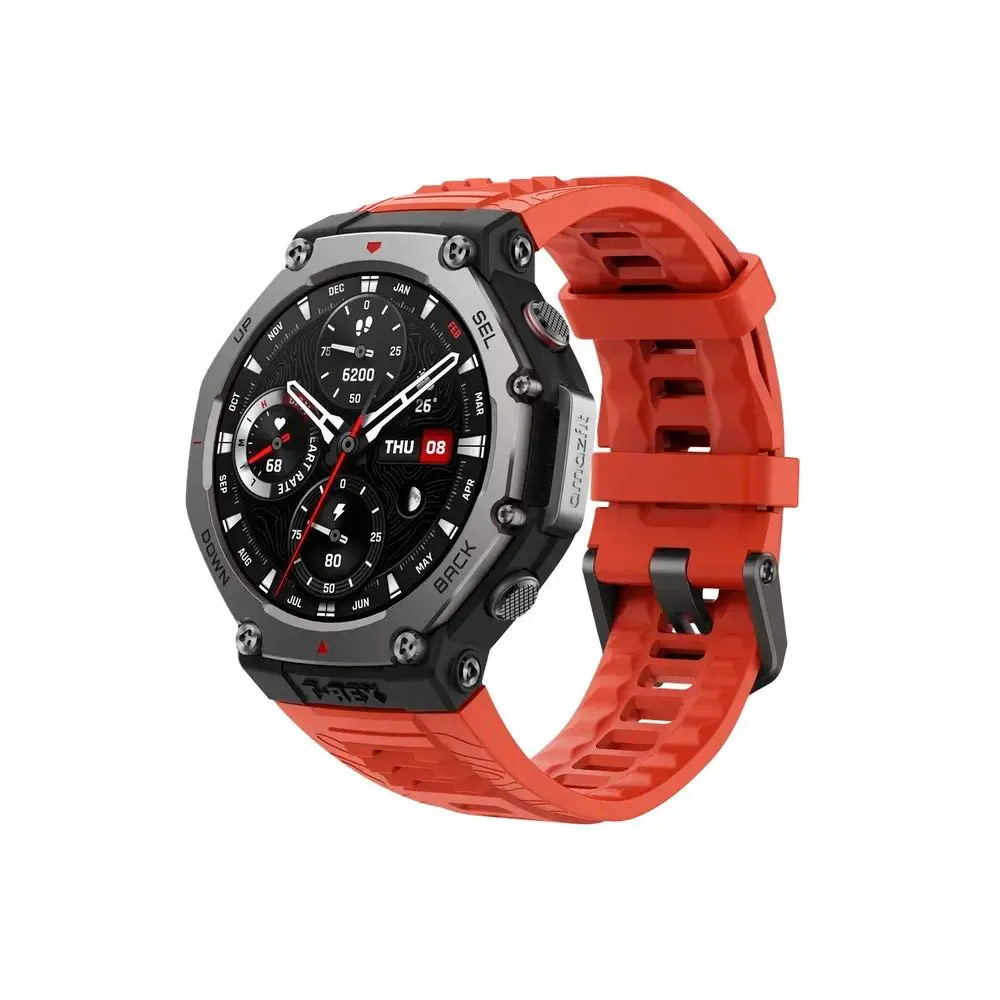 

Умные часы Amazfit T-Rex 3 Lava Red (Красный / Черный), T-Rex 3