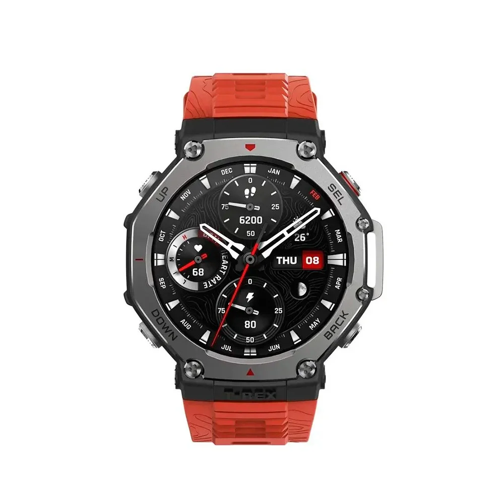 Купить Умные часы Amazfit T-Rex 3 Lava Red (Красный / Черный) Умные часы Amazfit T-Rex 3 Lava Red (Красный / Черный)