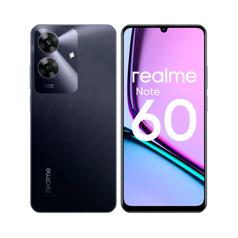 

Смартфон Realme Note 60 4/128Gb Marble Black (Черный) RU, Note 60