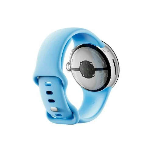 Купить Умные часы Google Pixel Watch 2 LTE Polished Silver Case / Bay Band (Голубой) Умные часы Google Pixel Watch 2 LTE Polished Silver Case / Bay Band (Голубой)