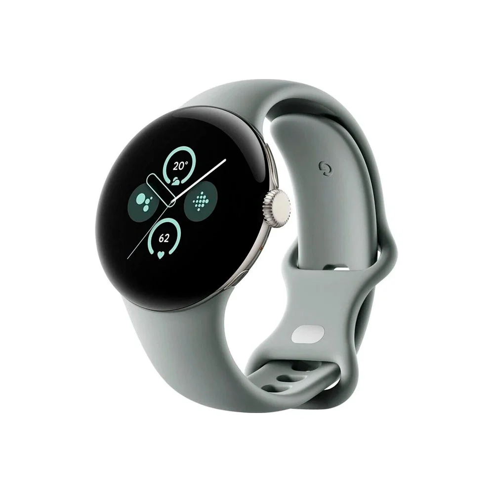 Умные часы Google Pixel Watch 2 LTE Champagne Gold Case / Hazel Active Band (Серый)