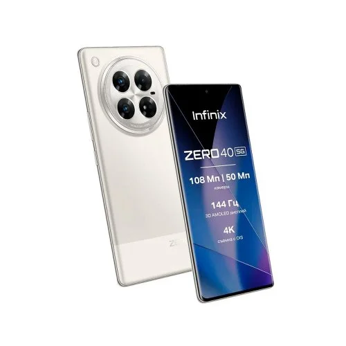 Купить Смартфон Infinix Zero 40 12/256Gb Moving Titanium (Бежевый) RU Смартфон Infinix Zero 40 12/256Gb Moving Titanium (Бежевый) RU