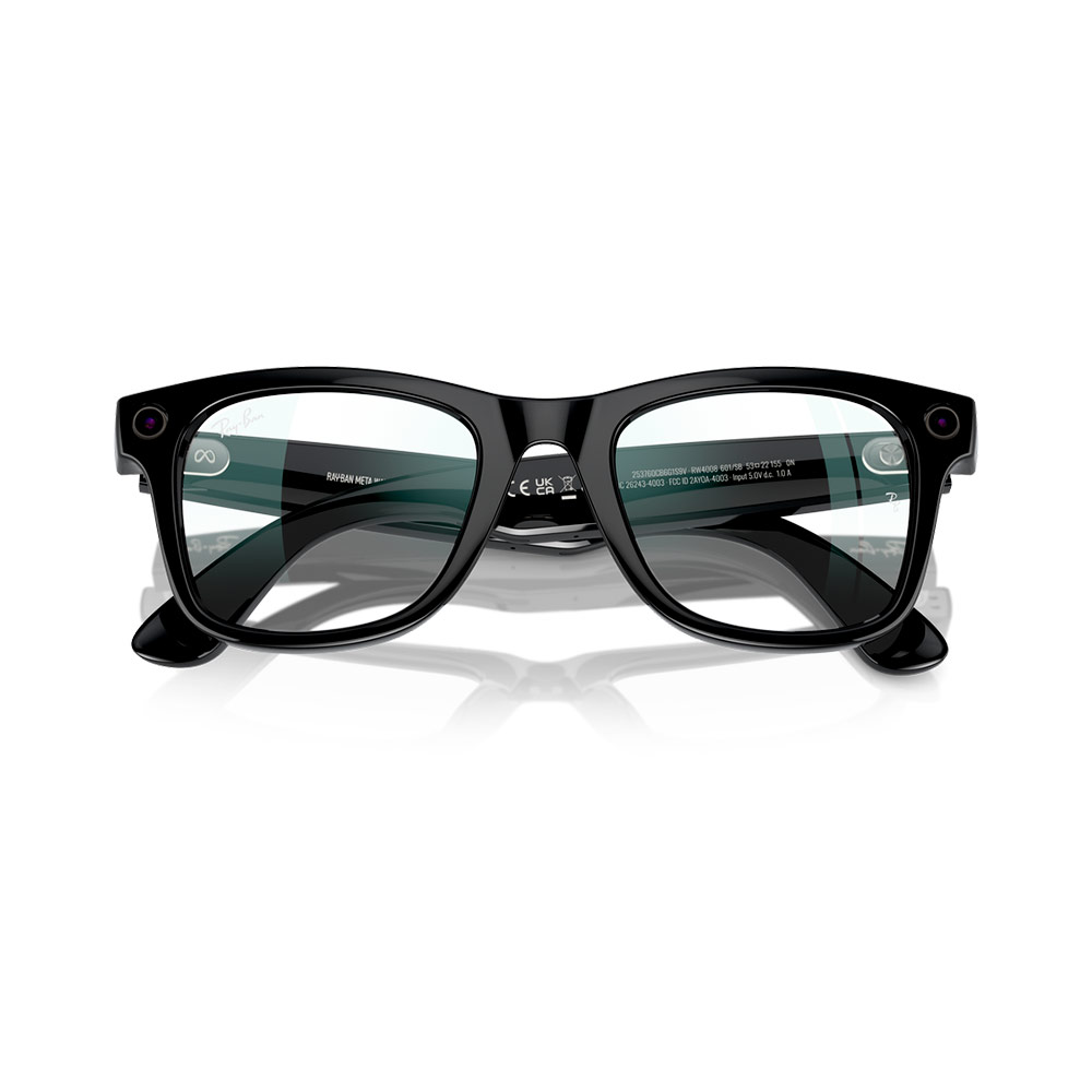 Купить Умные очки Meta Ray-Ban (RW4008) Shiny Black/Clear Умные очки Meta Ray-Ban (RW4008) Shiny Black/Clear