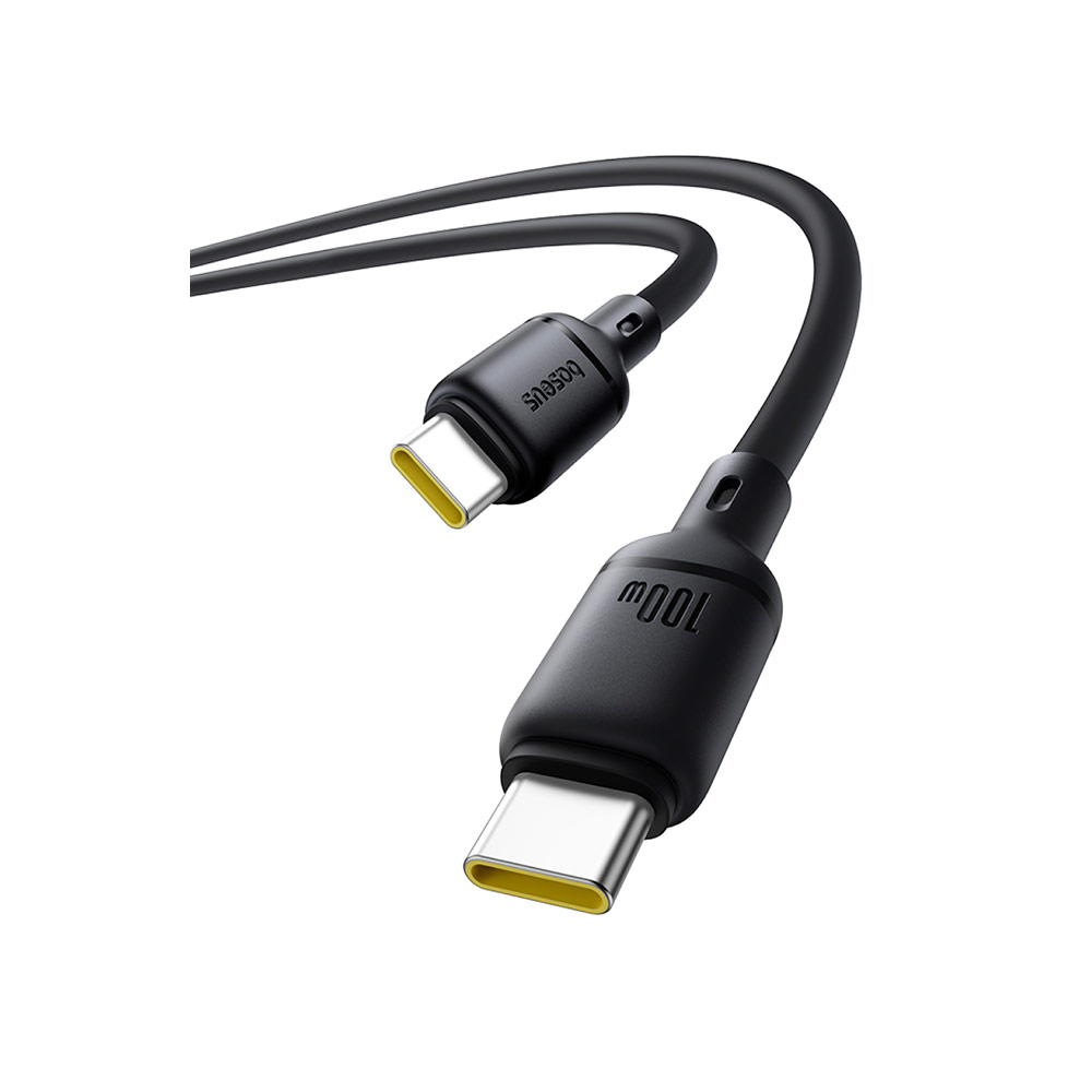 Кабель Baseus Silky Series Type-C to Type-C (100W, 2м) (P10377704113-01) Черный