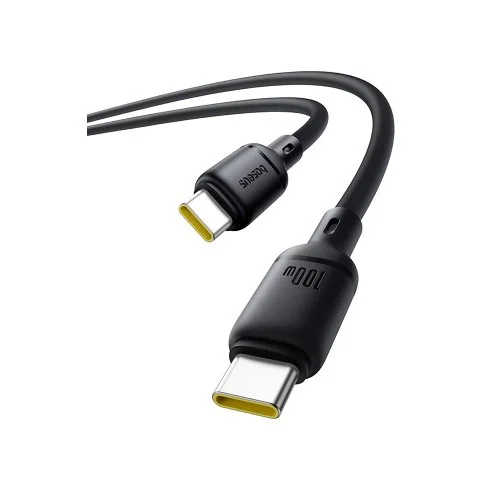 Купить Кабель Baseus Silky Series Type-C to Type-C (100W, 2м) (P10377704113-01) Черный Кабель Baseus Silky Series Type-C to Type-C (100W, 2м) (P10377704113-01) Черный