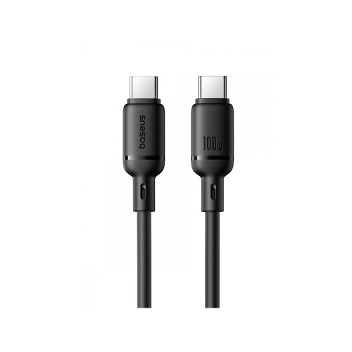 Кабель Baseus Silky Series Type-C to Type-C (100W, 1м) (P10377704113-00) Черный