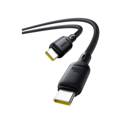 Кабель Baseus Silky Series Type-C to Type-C (100W, 1м) (P10377704113-00) Черный