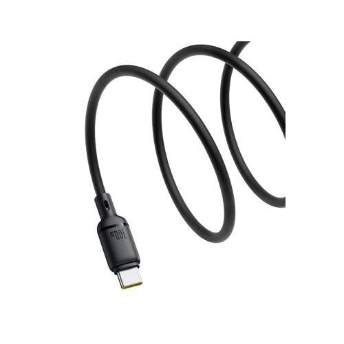 Кабель Baseus Silky Series Type-C to Type-C (100W, 1м) (P10377704113-00) Черный