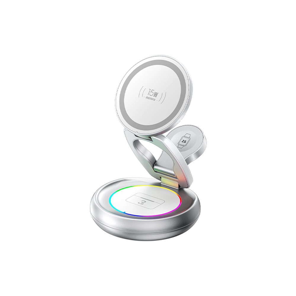 Беспроводное зарядное устройство Remax CW05 3 in 1 (MagSafe, 20.5W)