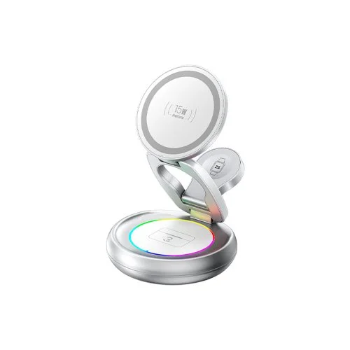 Купить Беспроводное зарядное устройство Remax CW05 3 in 1 (MagSafe, 20.5W) Беспроводное зарядное устройство Remax CW05 3 in 1 (MagSafe, 20.5W)