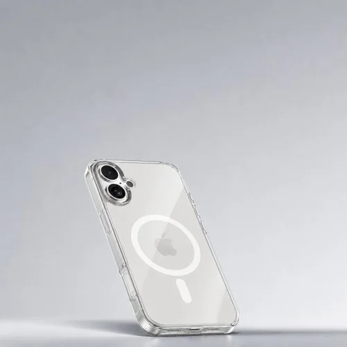 Чехол iPhone 17 Mossily (MagSafe) прозрачный