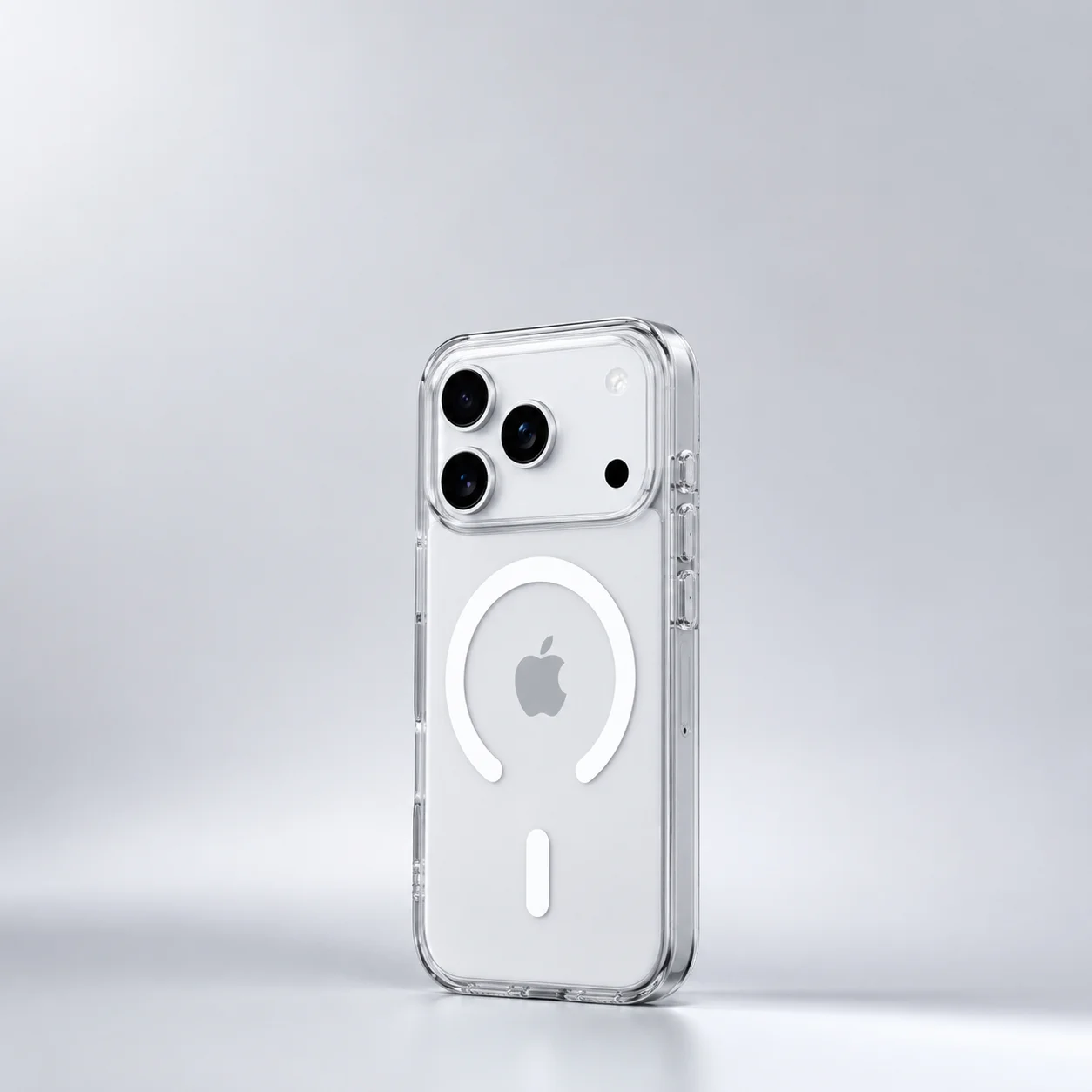 Чехол iPhone 17 Pro Mossily (MagSafe) прозрачный