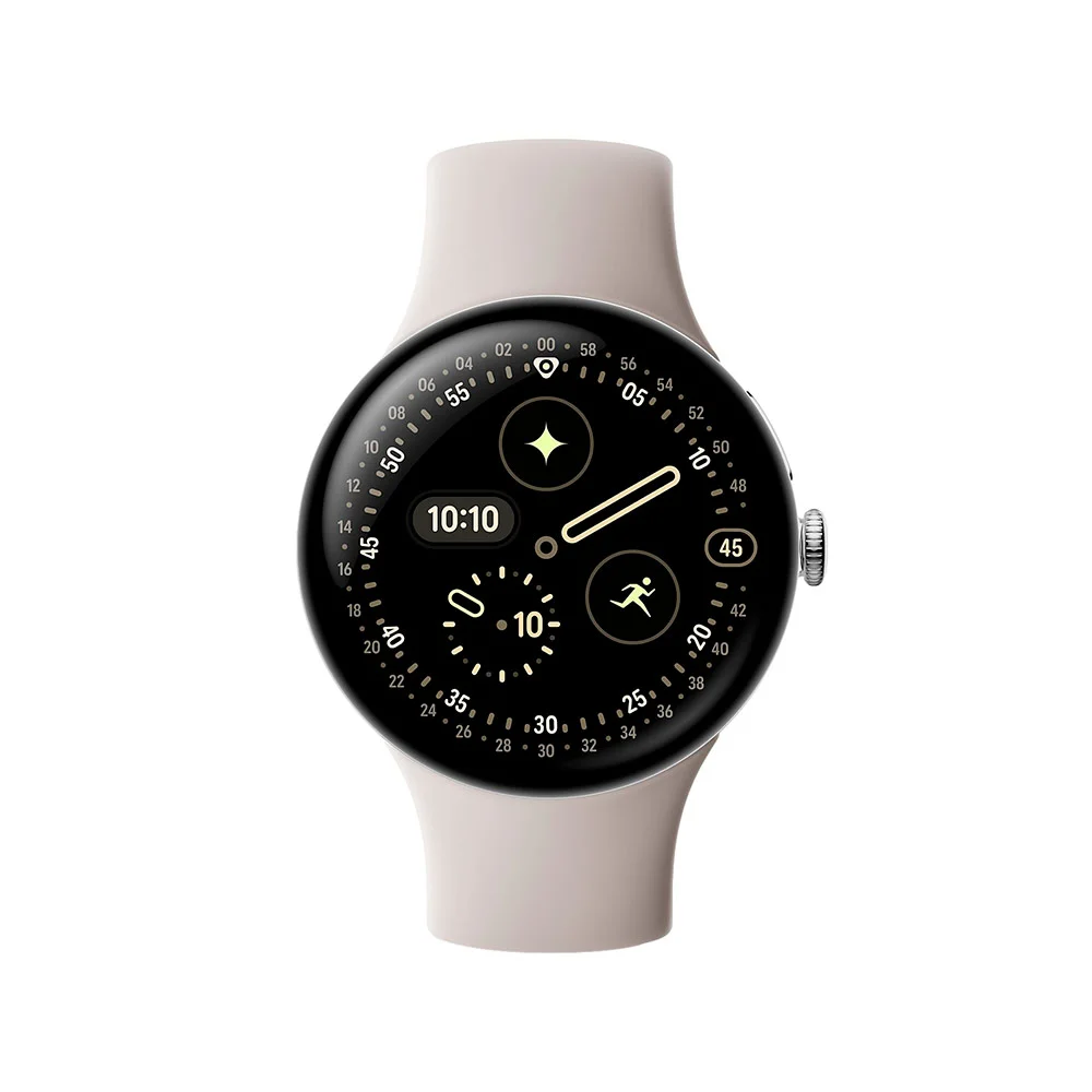 Купить Умные часы Google Pixel Watch 4 Wi-Fi 45mm Polished Silver Case/Porcelain Active Band (Бежевый) Умные часы Google Pixel Watch 4 Wi-Fi 45mm Polished Silver Case/Porcelain Active Band (Бежевый)