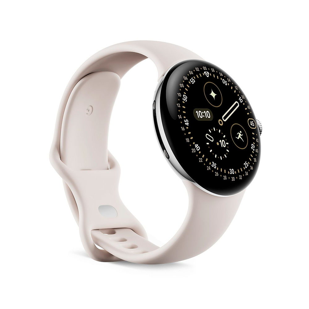 Купить Умные часы Google Pixel Watch 4 Wi-Fi 45mm Polished Silver Case/Porcelain Active Band (Бежевый) Умные часы Google Pixel Watch 4 Wi-Fi 45mm Polished Silver Case/Porcelain Active Band (Бежевый)