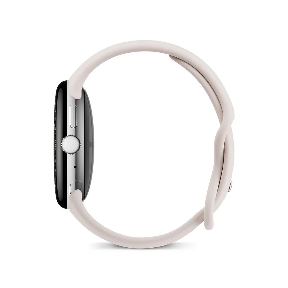 Купить Умные часы Google Pixel Watch 4 Wi-Fi 45mm Polished Silver Case/Porcelain Active Band (Бежевый) Умные часы Google Pixel Watch 4 Wi-Fi 45mm Polished Silver Case/Porcelain Active Band (Бежевый)