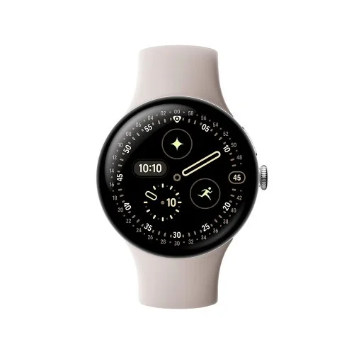 Купить Умные часы Google Pixel Watch 4 Wi-Fi 45mm Polished Silver Case/Porcelain Active Band (Бежевый) Умные часы Google Pixel Watch 4 Wi-Fi 45mm Polished Silver Case/Porcelain Active Band (Бежевый)