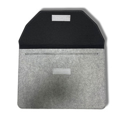 Чехол-конверт для ноутбука войлочный 14" Серый / Черный