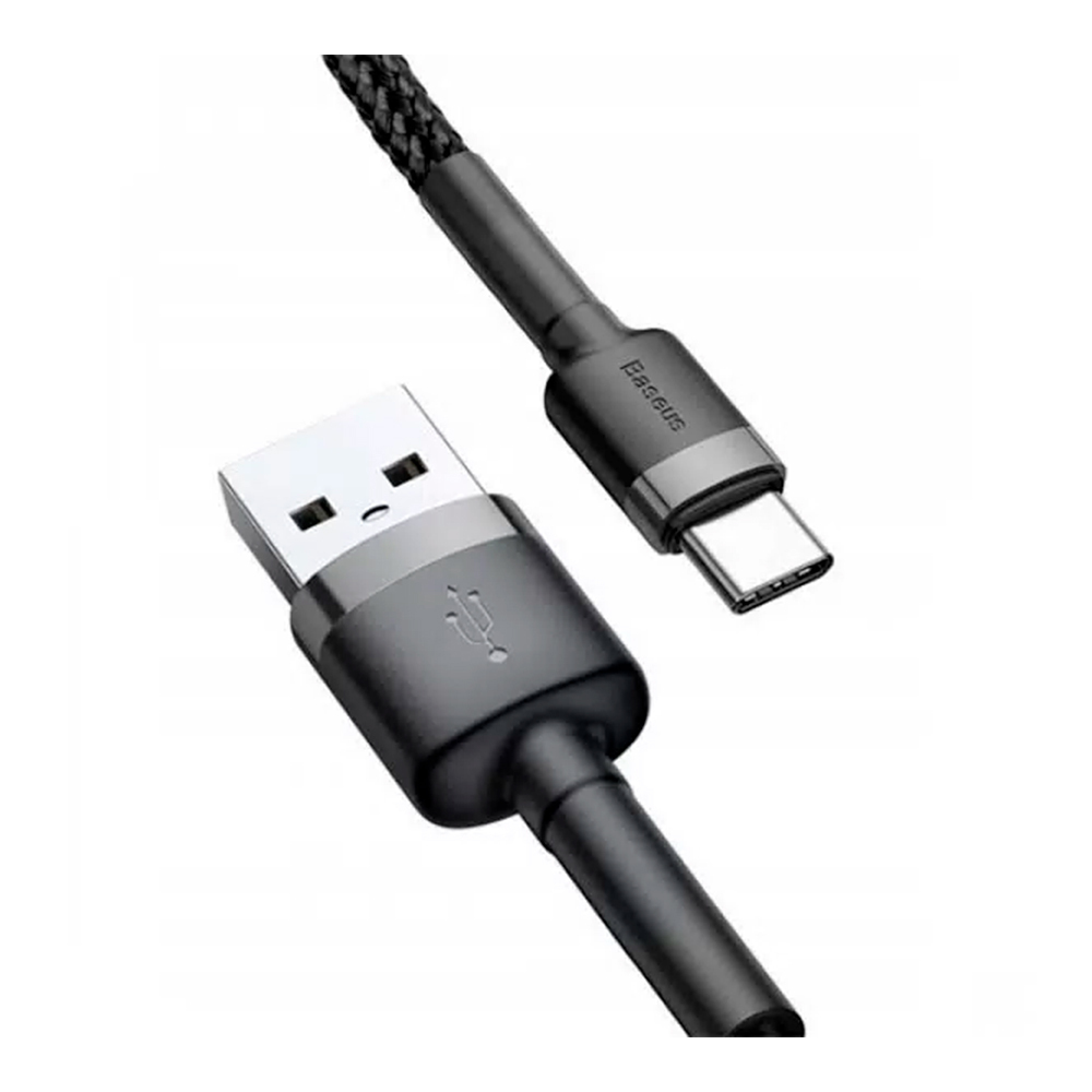 Кабель Baseus Cafule USB Type-C (CATKLF-CG1) 2м Серый