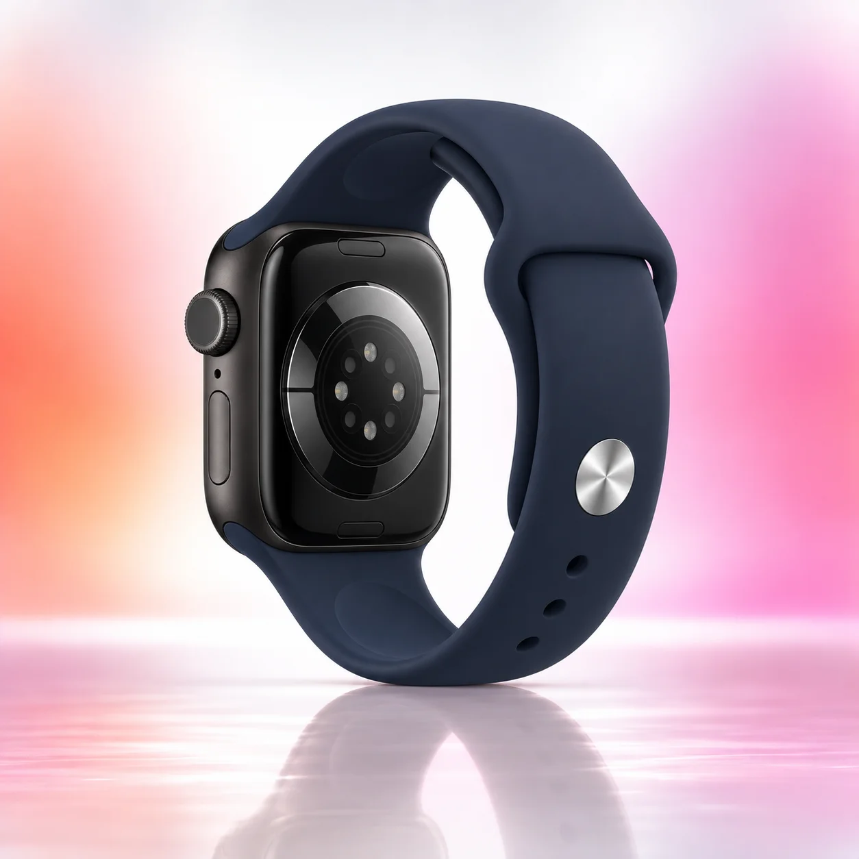 Умные часы Apple Watch S12 42mm Space Gray Navy Blue M/L (US)
