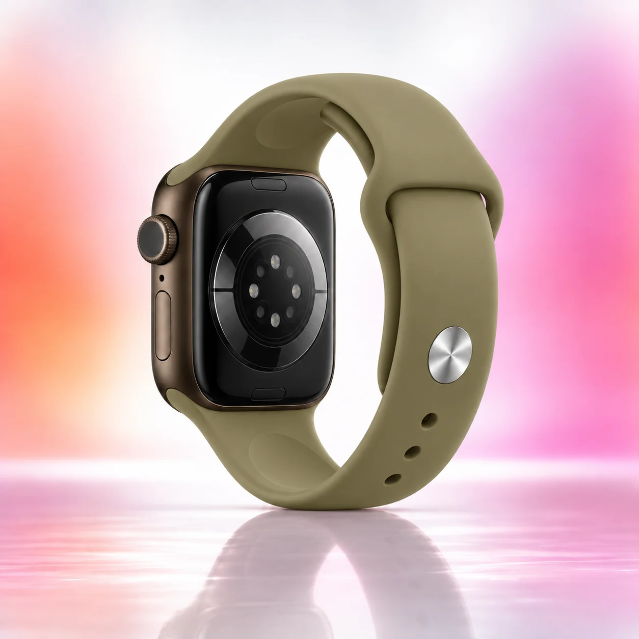 Умные часы Apple Watch S12 42mm Dark Bronze Olive S/M (US)