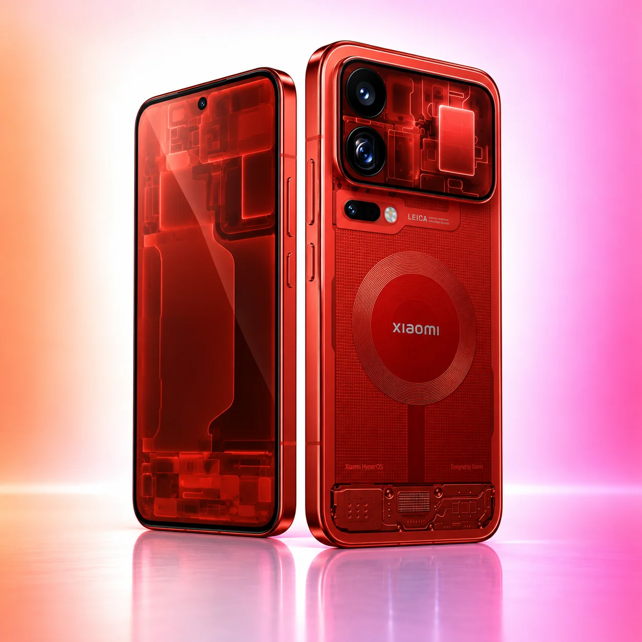 Xiaomi 18 Pro 16/1024Gb (CN) Прозрачный красный (Transparent Special Edition)