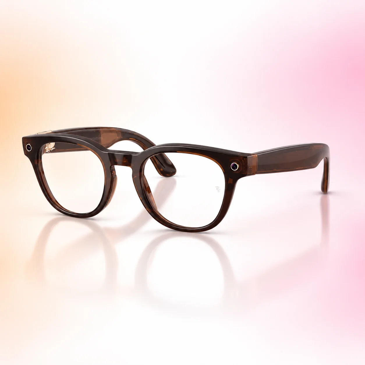 Умные очки Meta Ray-Ban Scriber Optics Gen2 49mm (RW7002 US) Transparent Umber (Коричневый)