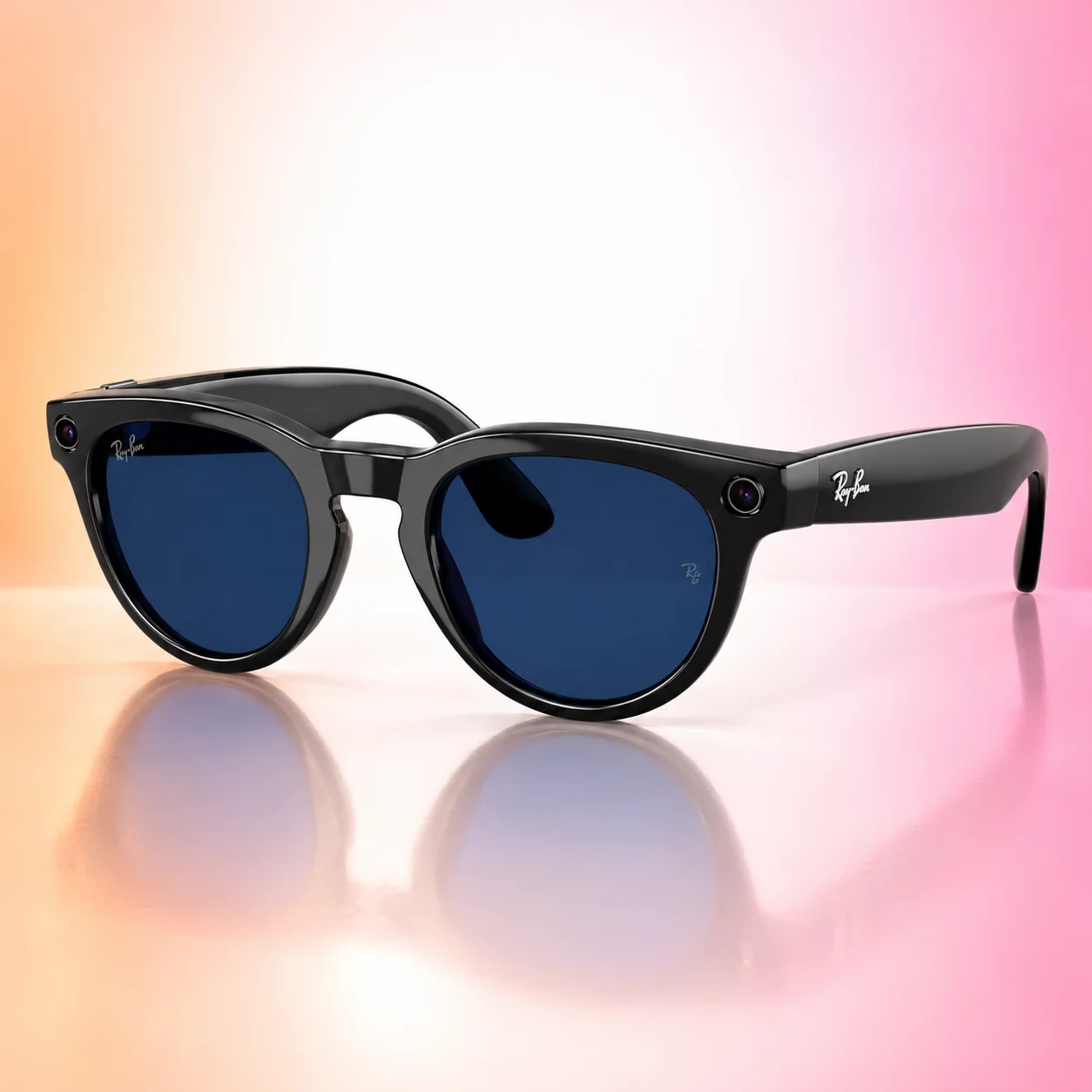 Умные очки Meta Ray-Ban Headliner Gen2 50mm (RW4013 US) Shiny Black / Transitions Sapphire (Черный)