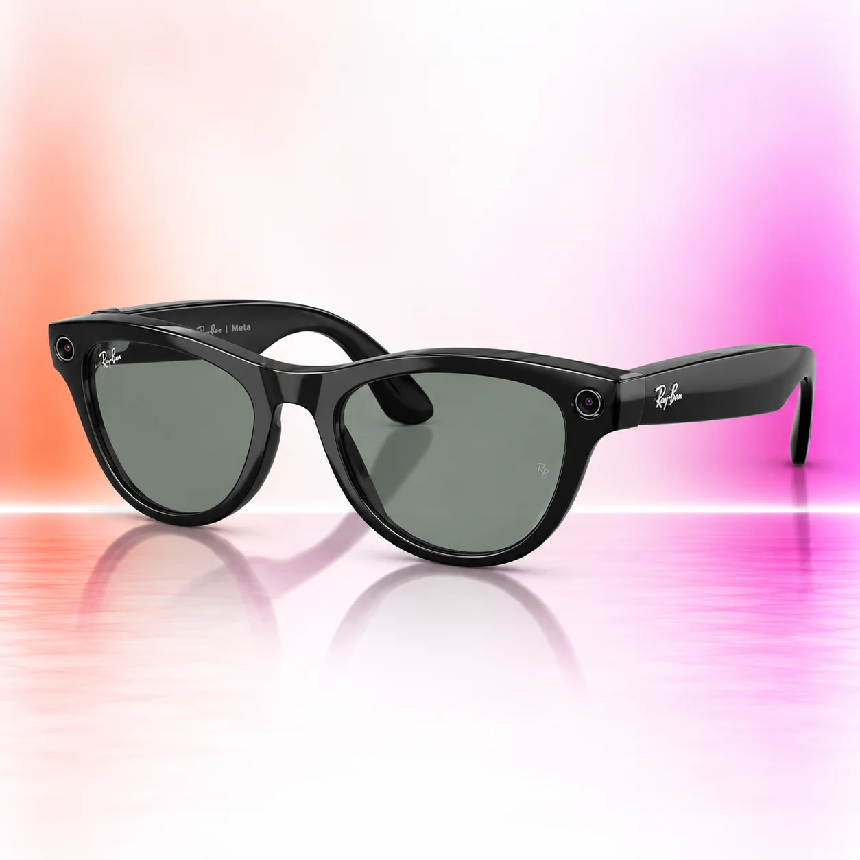 Умные очки Meta Ray-Ban Skyler Gen2 52mm (RW4014 US) Shiny Black / Transitions Graphite Green (Черный)