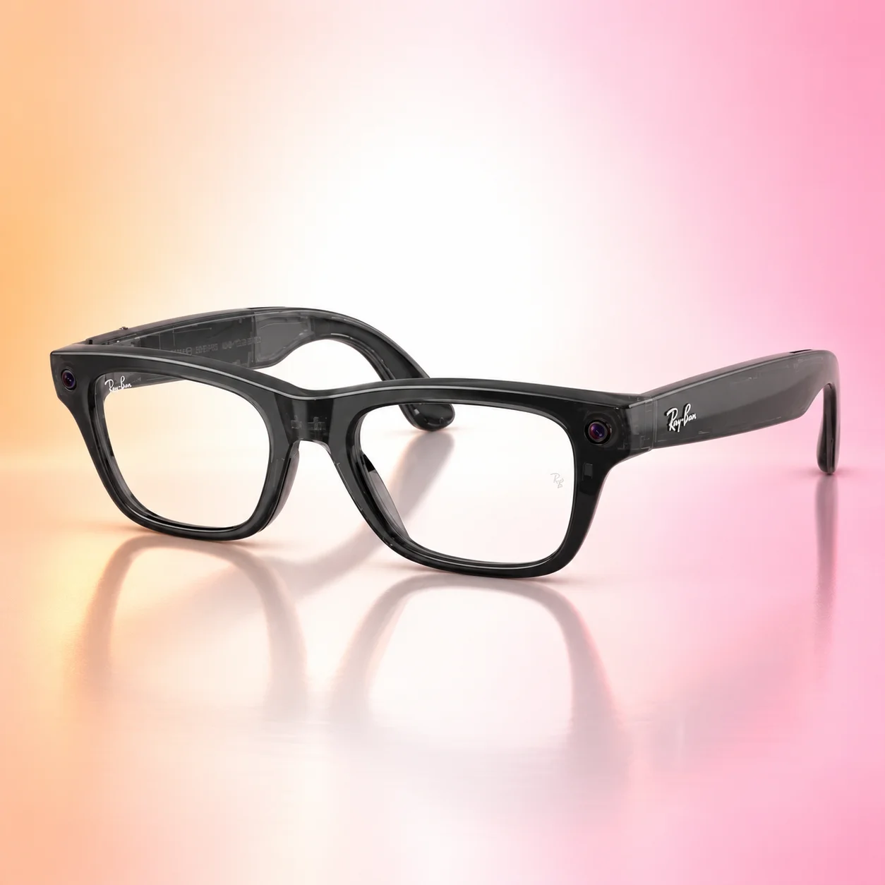 Умные очки Meta Ray-Ban Blayzer Optics Gen2 54mm (RW7001 US) Transparent Black (Черный)