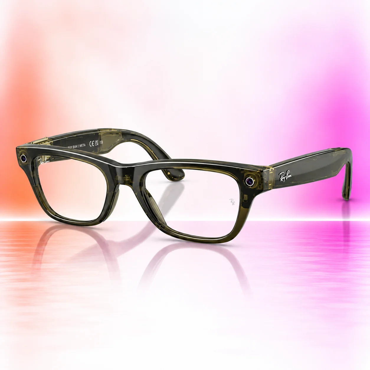Умные очки Meta Ray-Ban Blayzer Optics Gen2 54mm (RW7001 US) Dark Olive (Зеленый)