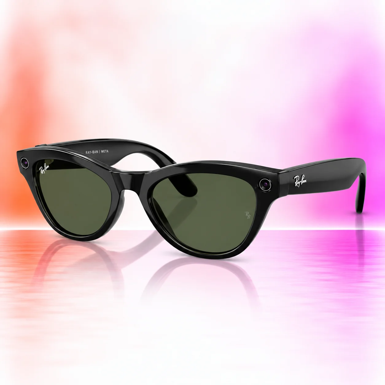 Умные очки Meta Ray-Ban Skyler Gen1 52mm (RW4010 US) Shiny Black / G15 Green (Черный)