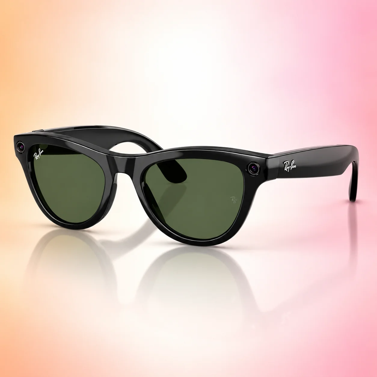 Умные очки Meta Ray-Ban Skyler Gen2 52mm (RW4014 US) Shiny Black / G15 Green (Черный)