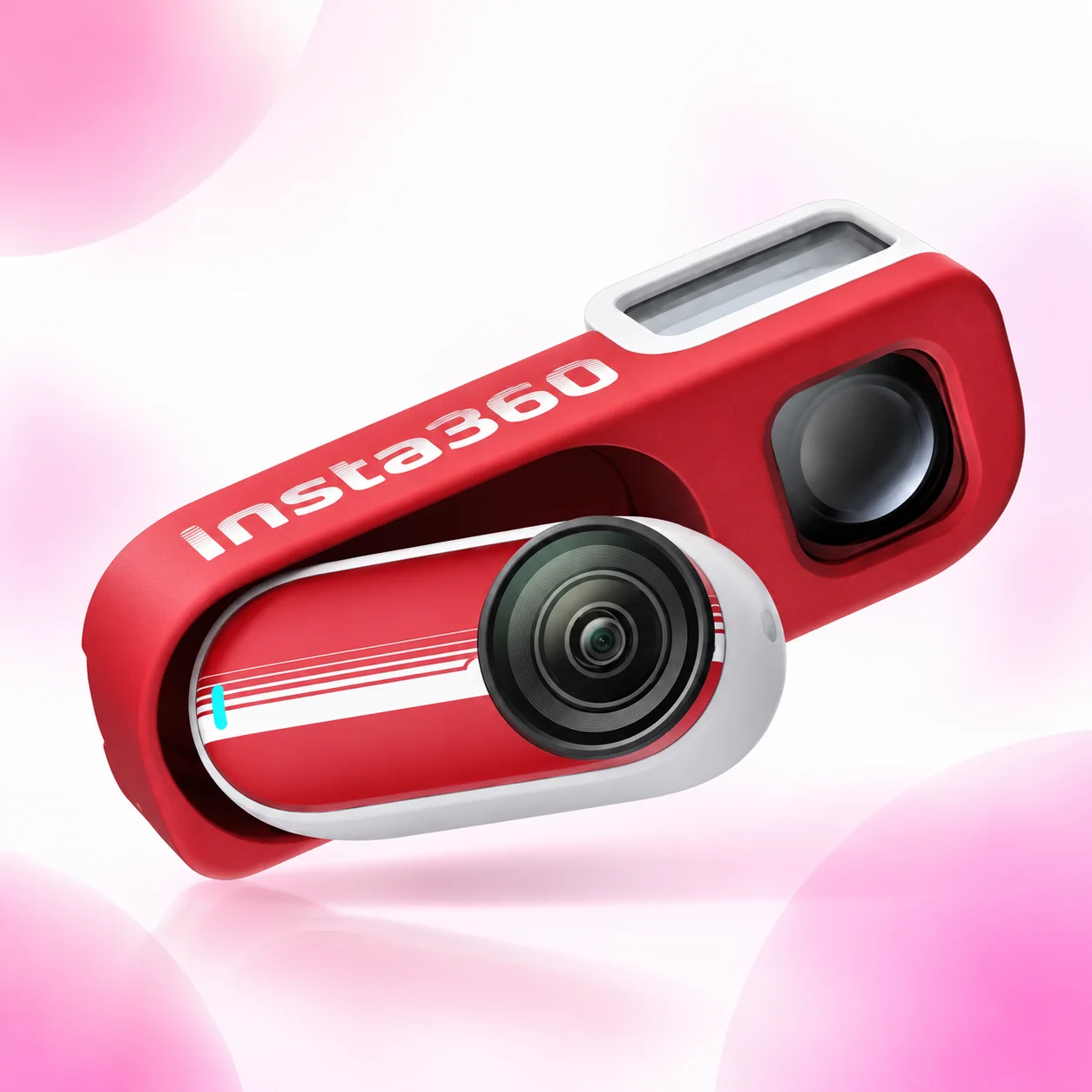 Экшн-камера Insta 360 GO 3S (128Gb) Retro Bundle Special Edition Red