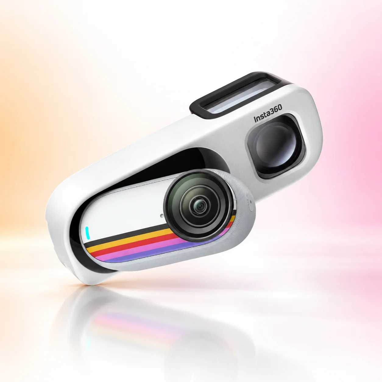 Экшн-камера Insta 360 GO 3S (128Gb) Retro Bundle Special Edition White