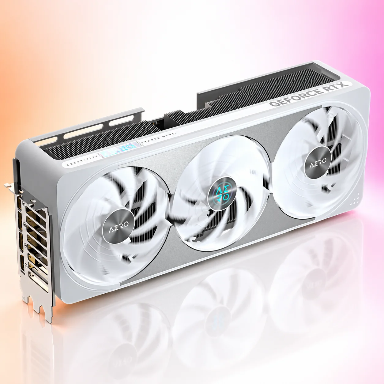 Видеокарта GIGABYTE NVIDIA GeForce RTX 5070 Ti AERO OC 16Gb