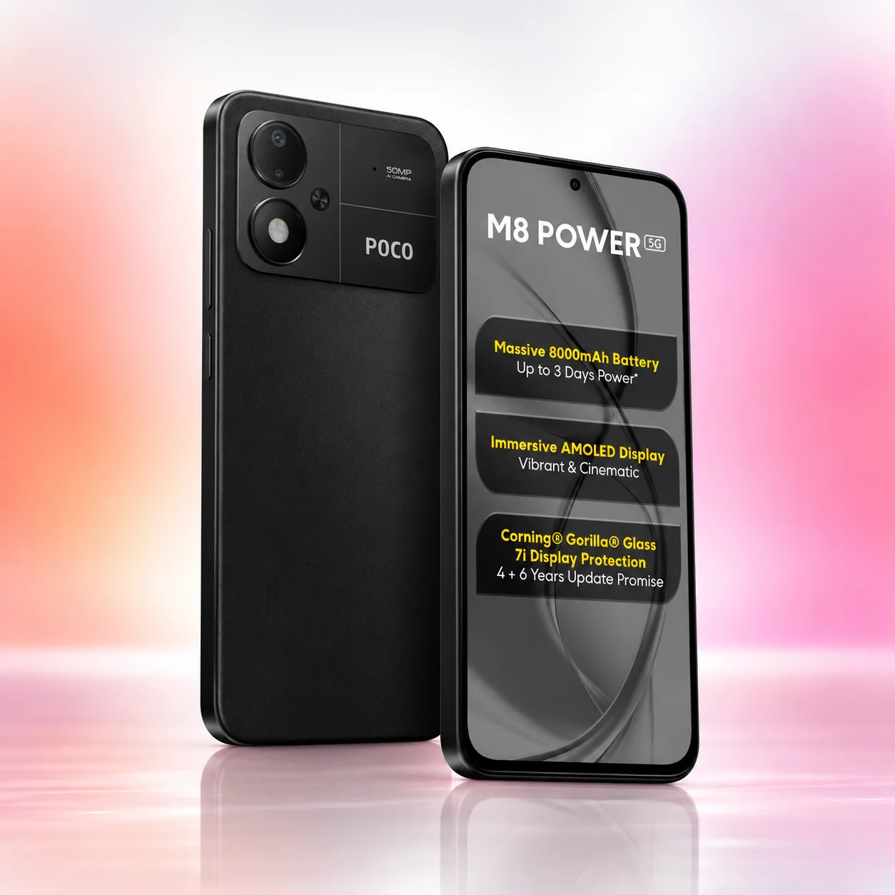 POCO M8 Power 8/256Gb (EU) Black (Черный)
