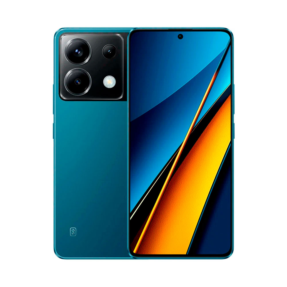 Смартфон Xiaomi Poco X6 12/256Gb Blue (Синий) EU t8522 - фото 1