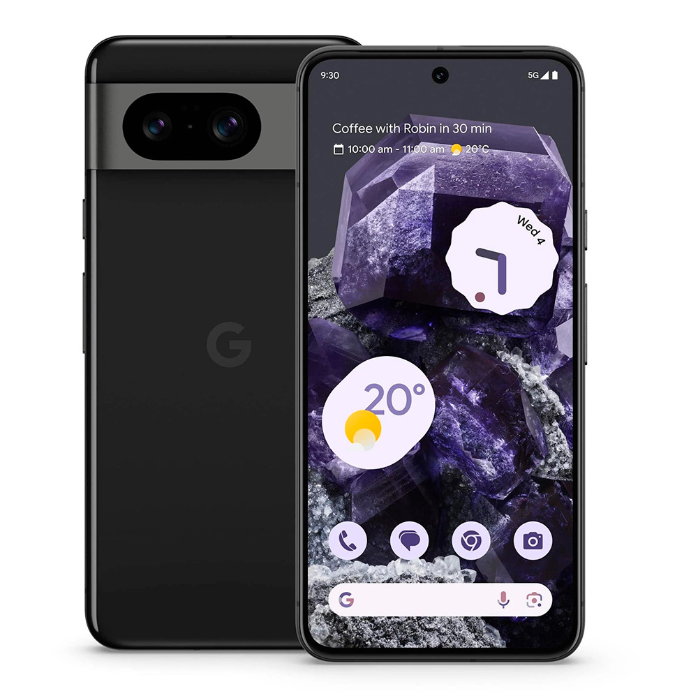 Смартфон Google Pixel 8 8/128Gb Obsidian (Черный) AU, размер 70.8x150.5x8.9 мм